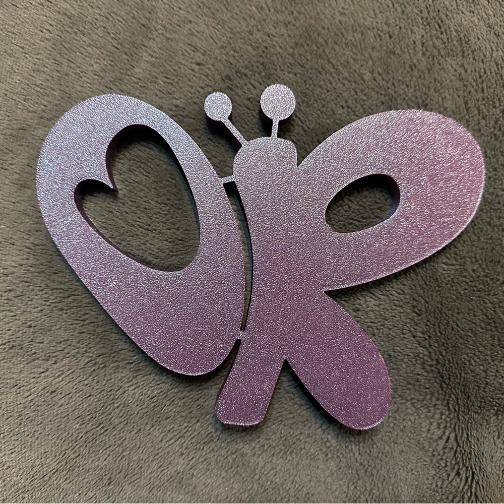 COPY - Large Olivia Rodrigo Butterfly Logo 3D Printed Decor